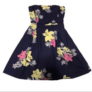 Lilly Pulitzer Tube Top Mini Floral Dress Size 6
